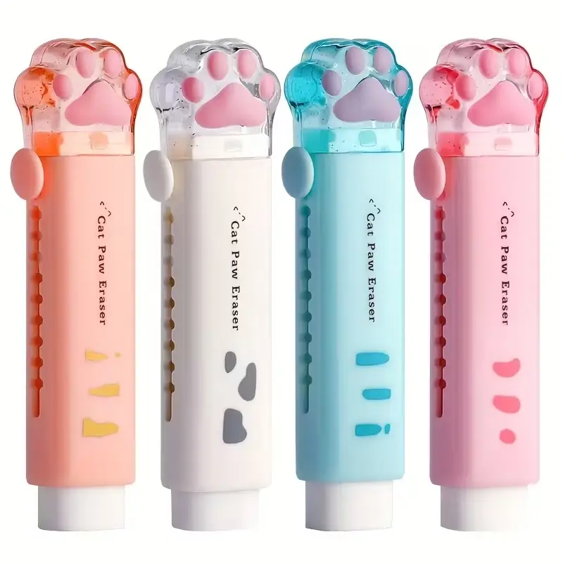 Kitty Paw Retractable Eraser