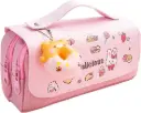 Cute Large Capacity Pencil Case with Compartments