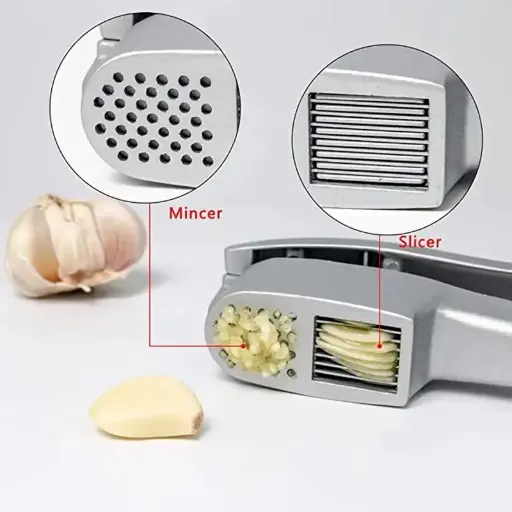 2 in 1 Garlic Press & Slicer