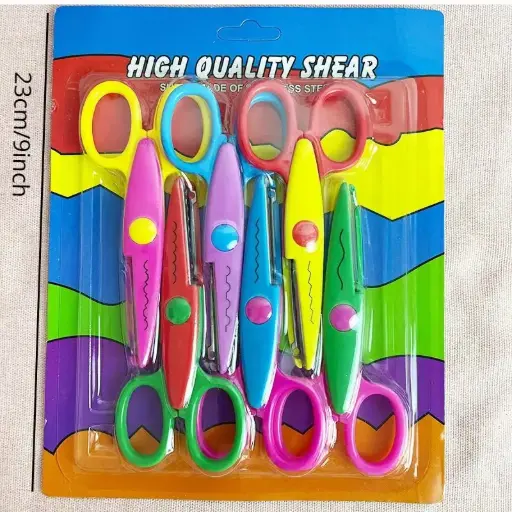 6 Pack Craft Pattern Cutter Scissors