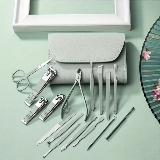 💅 16-Piece Premium Manicure & Pedicure Kit